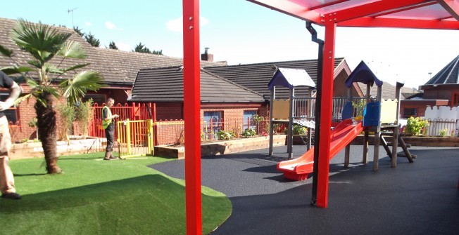 Rebuild Playground Surfaces in Bridge End