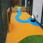 Synthetic Turf Playground in Northwood 9